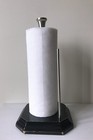 2003 Vintage Naturally Slightly Shabby Wooden metal Paper Towel Holder 14 X 7 25