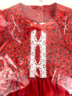 American Girl 18  Doll  Homemade Outfit  Red Dress W pockets  And Red Shoes