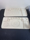 Vintage Eastern Airlines Plastic Airline Meal Serving Trays Lot Of 2 Rare