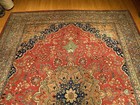 9 6 X 12 5 Handmade Fine Quality Antique Tabrez Rug  Vegetable Dyes Natural Wool