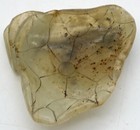 Antique Chinese Hand Carved Pale Translucent Jade Brush Washer Lotus Flower
