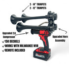 Impact Train Horn Impact Drill Milwaukee M18  Wireless Remote Control
