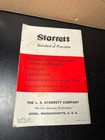 Vintage Starrett Tools Catalog No  26 1950 Precision Tools Price Book Catalog