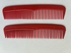 Two Vintage John Lennon Rock N Roll Promo Comb The Beatles Red