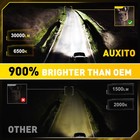 Auxito Canbus H4 Led Headlight Bulbs Kit Hi low Beam 330000lm 6500k Ultra Bright