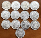 Lot Of 5 1878-1893 Morgan Siliver Dollars -cc Mixed Dates      us