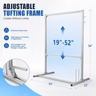 54  Rug Tufting Frame For Rug Making  Primary Tufting Cloth Aluminum Adjustable