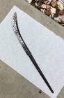 Very Rare  hardly Ever Offered  Antique Japanese Naginata W red Blood Grove