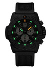 Luminox Navy Seal 3587 Swiss Chronograph Men s Watch 45mm Carbonox Black Rubber