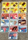 Vintage 1980 s Ice Cream Truck Stickers Lot Of 16 Decals Popsicle Good Humor