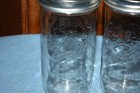 Lot Of 3 Wide Mouth 20 Oz Ball Mason Jars W Lids