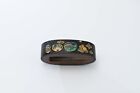 Fuchi Kashira Hirata 3rd Mt  Fuji Design Shakudo Shippo Nbthk Tokubetsu Hozon