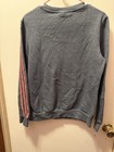 Adidas Womens Essentials 3-stripes Fleece Sweatshirt Grey   Pink Size M