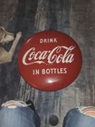 24  Coca-cola Vintage Metal Sign Red Drink In Bottles