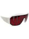 Macho Wrestler White Madness Shield Sunglasses Macho Man Randy Savage Costume