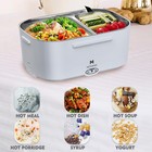 Upgraded Portable Heating Lunch Box Electric Car Office Food Warmer Containers