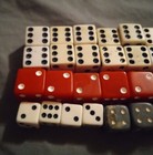 Vintage To Modern Mixed Color   Sized Six Sided Dice Lot  34 