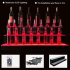 31  39  Led Lighted Liquor Bottle Display Shelf Back Bar Bottle Display Stand