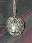 Sterling Silver  925 Barbados Palm Tree Pattern Souvenir Spoon Marked  925