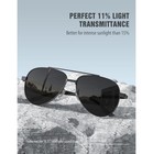Aviator Sunglasses Polarized Uv400 Men Women 60mm Metal Frame Driving Tac Lens