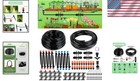 230ft Drip Irrigation Kit With 40 Adjustable Sprinklers For Garden Use
