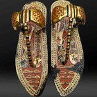 King Tutankhamun Sandal Handcrafted Rare Ancient Egyptian Antiquities Egypt Bc