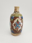 Antique Middle Eastern Turkish Pottery Ceramic Vase Iznik Floral Decoration