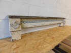 Antique Exterior Pediment Lintel Header Victorian Style Chippy Paint Fir Ornate