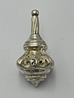 Large 925 Silver Judaica Hanukkah Drum Sterling Dreidel Sevivon