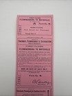 Cincinnati Flemingsburg   Southeastern Railroad Ticket Strip Maysville Kentucky 