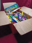 Lot 6 Pounds Of Ballpoint Pens  Roller Ball   pencils  Markers Advertising Misc