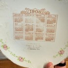 Vintage Advertising Calendar Plate 1908 Westgor   Wieding Wittenberg  Wi