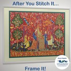 Medieval King Arthur From 16th Century Tapestry Counted Cross Stitch Pattern