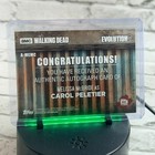 Walking Dead 2017 Topps Green Auto Carol Peletier  25 Melissa Mcbride Evolution
