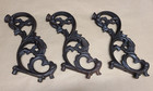 Set Of 3 Victorian Ornate C1880 Cast Iron Piano Organ Stool Legs