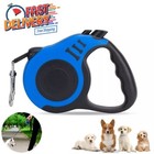 16 5ft Automatic Pet Collar Retractable Dog Leash Lead For Walking Running