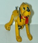 Linemar Litho Tin Wind-up Pluto Nods Head Tail Spins Walt Disney Japan 1960s