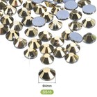 1440 Pcs Hotfix Flatback Crystal Glass Gems  ss16 4mm  Mine Gold 