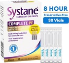 Systane Complete Unit-dose Preservative-free Eye Drops 30ct Single-use Vials For