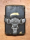 Classic Zippo Lighter Harley Davidson Metal Boot Strap