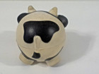 Round Holstein Cow Squeeze Toy Spherical Foam Stress Ball Figurine Collectible
