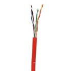 Cat6 Cmp Plenum Ethernet Cable     1000 Ft Pull-box  red 