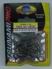 Tsunami T3ws-1-10 Three Way Swivel 100lb  Test Black Finish Size 1 10ct