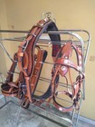 Driving Harness For Single Horse Padded Set Hand Carved Sizes Full cob pony mini