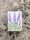 Aceo Original Mixed Media Painting Art Card Phlox Season
