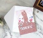 50 100pcs Wedding Invitations Card Laser Hollowcut Glitter Carve Romantic Lovers