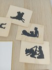 Antique Shunga Art Collection  16 Japanese Erotic Paintings  Original 1930s