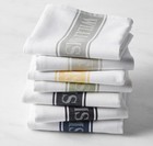 Williams Sonoma Classic Logo Kitchen Towels   Set Of 4   navy 