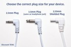 Tens Lead Wires - Two Snap Connectors -  Quantity  2