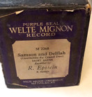Welte Mignon Player Piano Roll Purple Seal Records Samson And Delilah M 2260